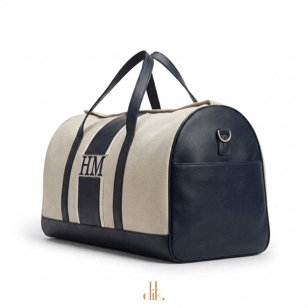Cruise Bag Kuwait | Canvas & Leather Duffel - clik