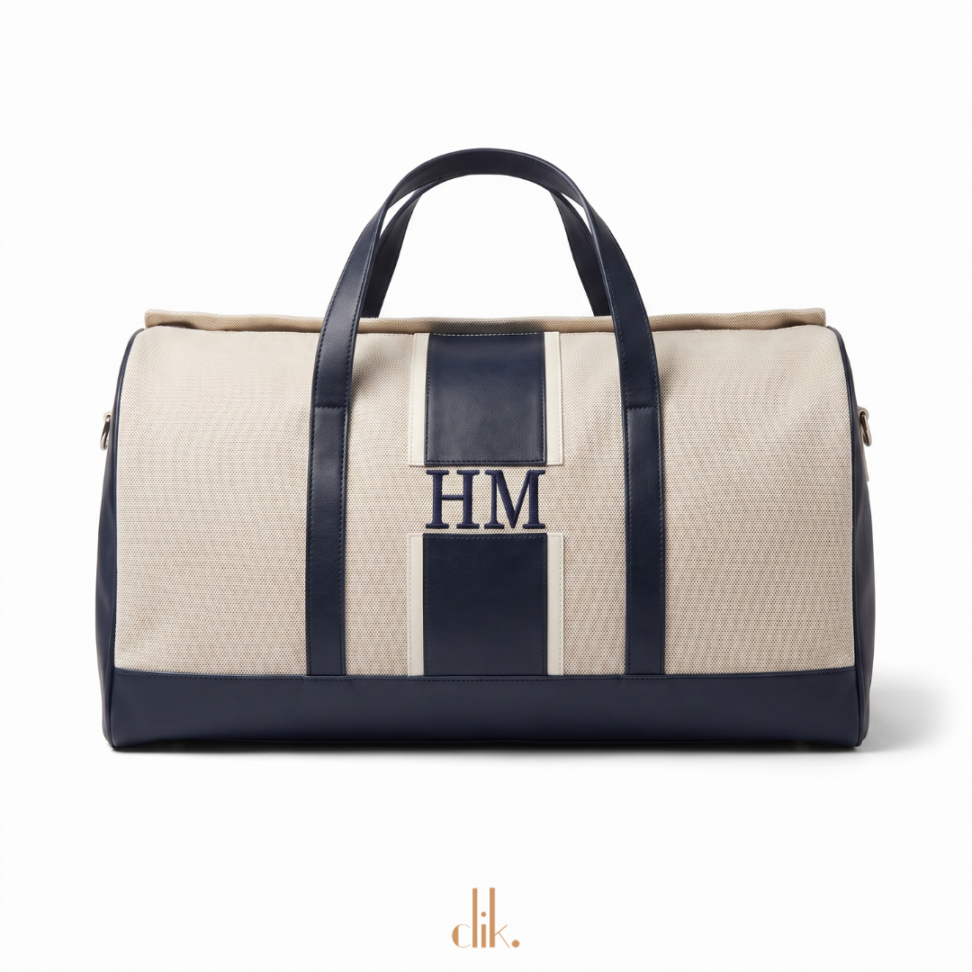 Cruise Bag Kuwait | Canvas & Leather Duffel - clik