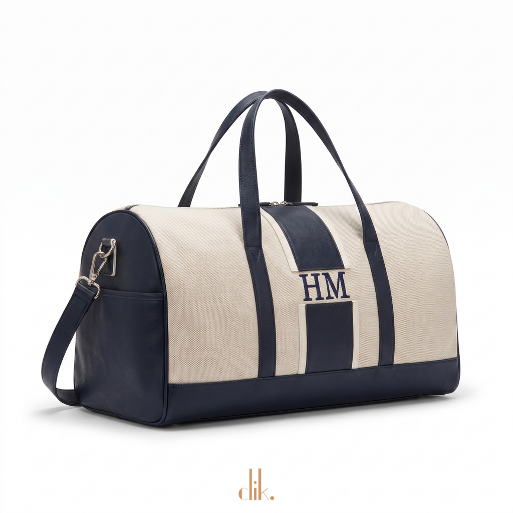 Cruise Bag Kuwait | Canvas & Leather Duffel - clik