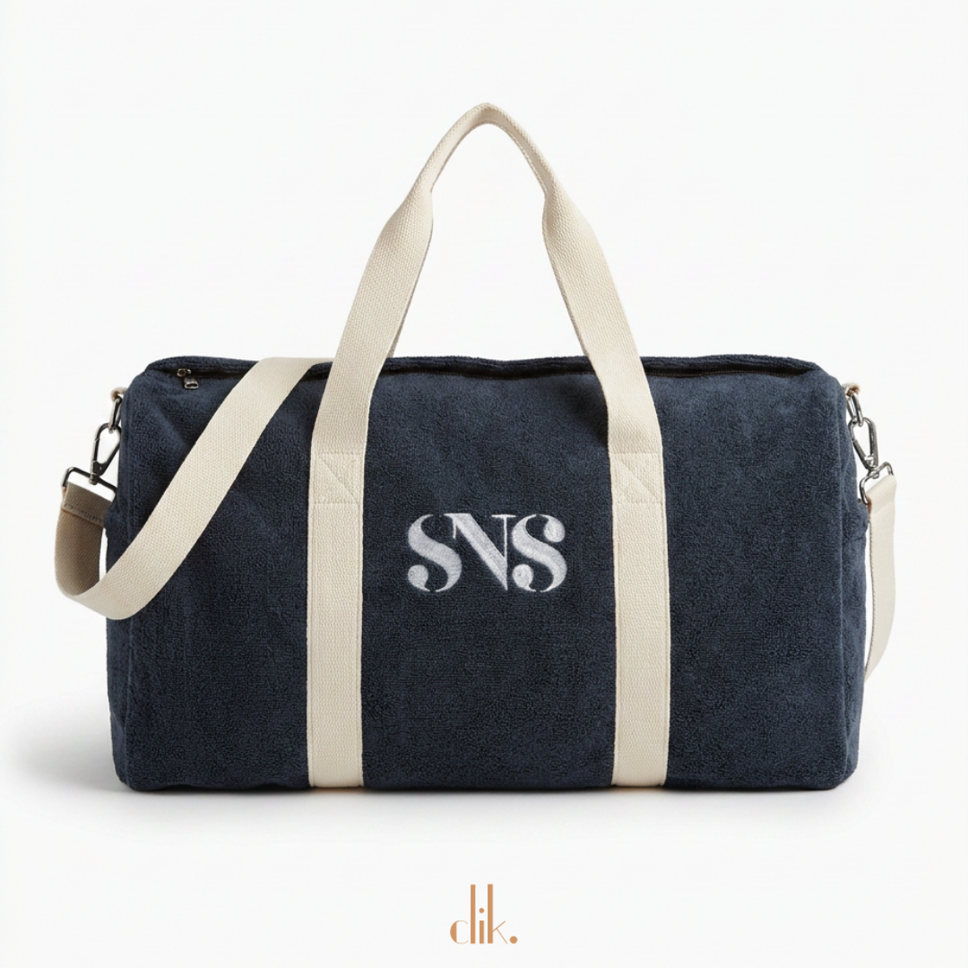 Clik Custom Terry Duffel Bag | Unisex Gym & Travel Bag